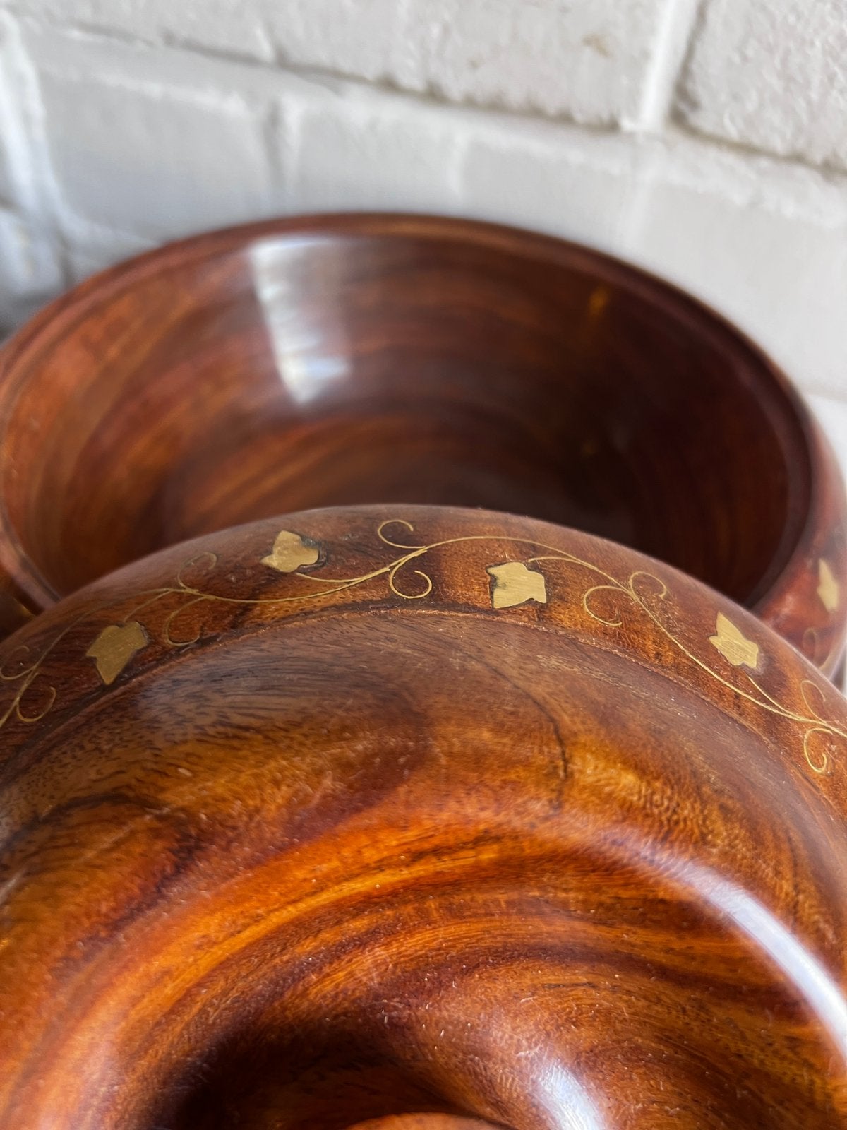 Houten doos met messing ingelegd, Minder dan 50 cm, Alphen aan den rijn, De doofpot, Minder dan 50 cm