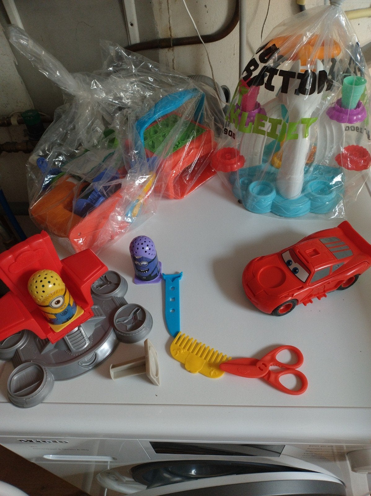 Play-Doh Minions en Cars speelgoed set, Ophalen of Verzenden, Gebruikt, Jongen of Meisje
