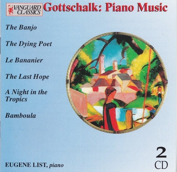 Gottschalk, Eugene List – Piano Music Dubbel CD, Gebruikt, Overige typen, Ophalen of Verzenden, Romantiek