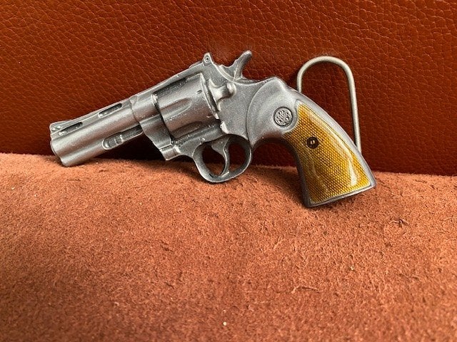 Colt revolver buckle, Kleding | Heren, Riemen en Ceinturen, Ophalen, Losse buckle of gesp, Overige kleuren, Onbekend
