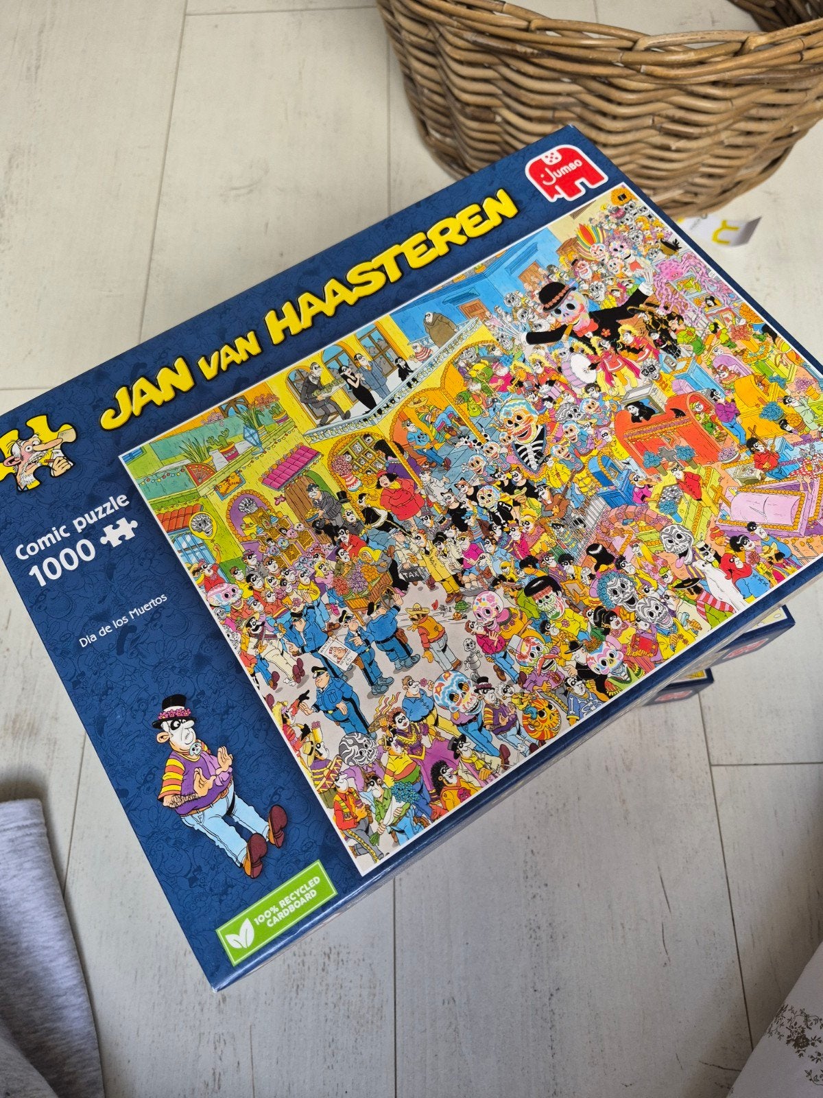 Jan v. Haasteren Comic Puzzel - Día de los Muertos 1000 stuk, Ophalen, 500 t/m 1500 stukjes, Zo goed als nieuw, Legpuzzel