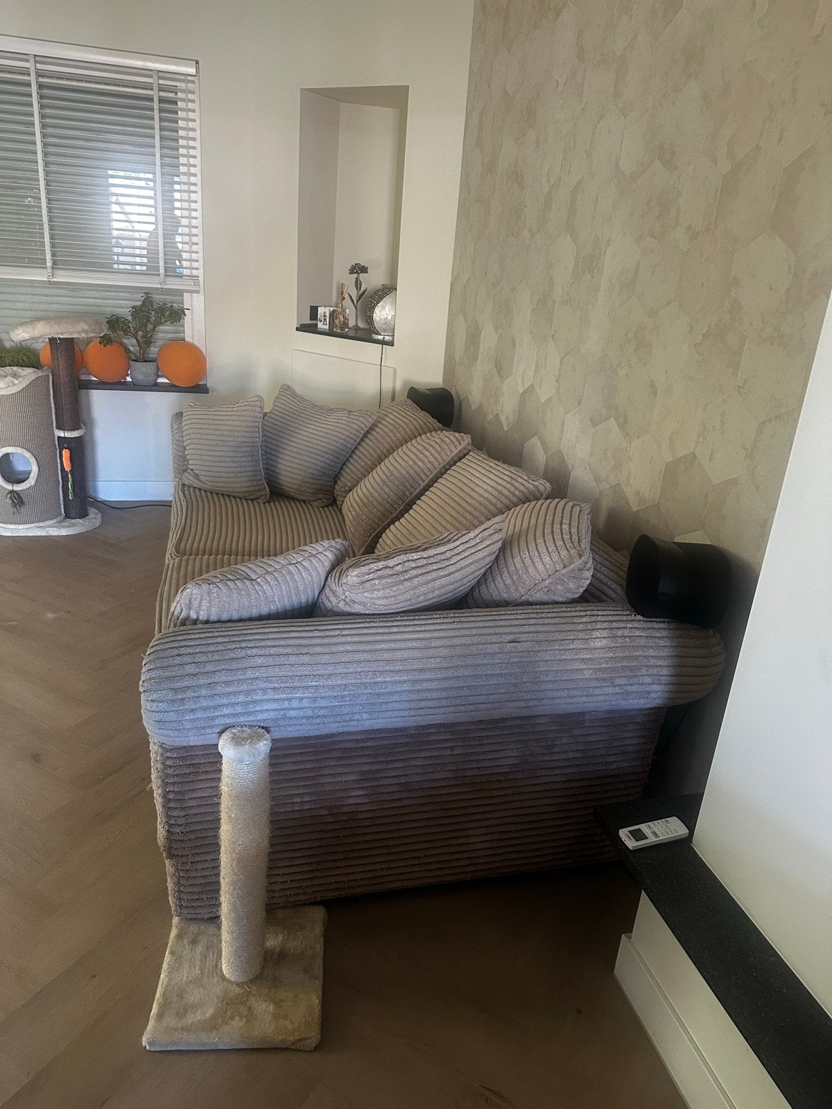 Grote, comfortabele loungebank, Huis en Inrichting, Banken | Bankstellen, Ophalen, 250 tot 300 cm, Gebruikt, 75 tot 100 cm