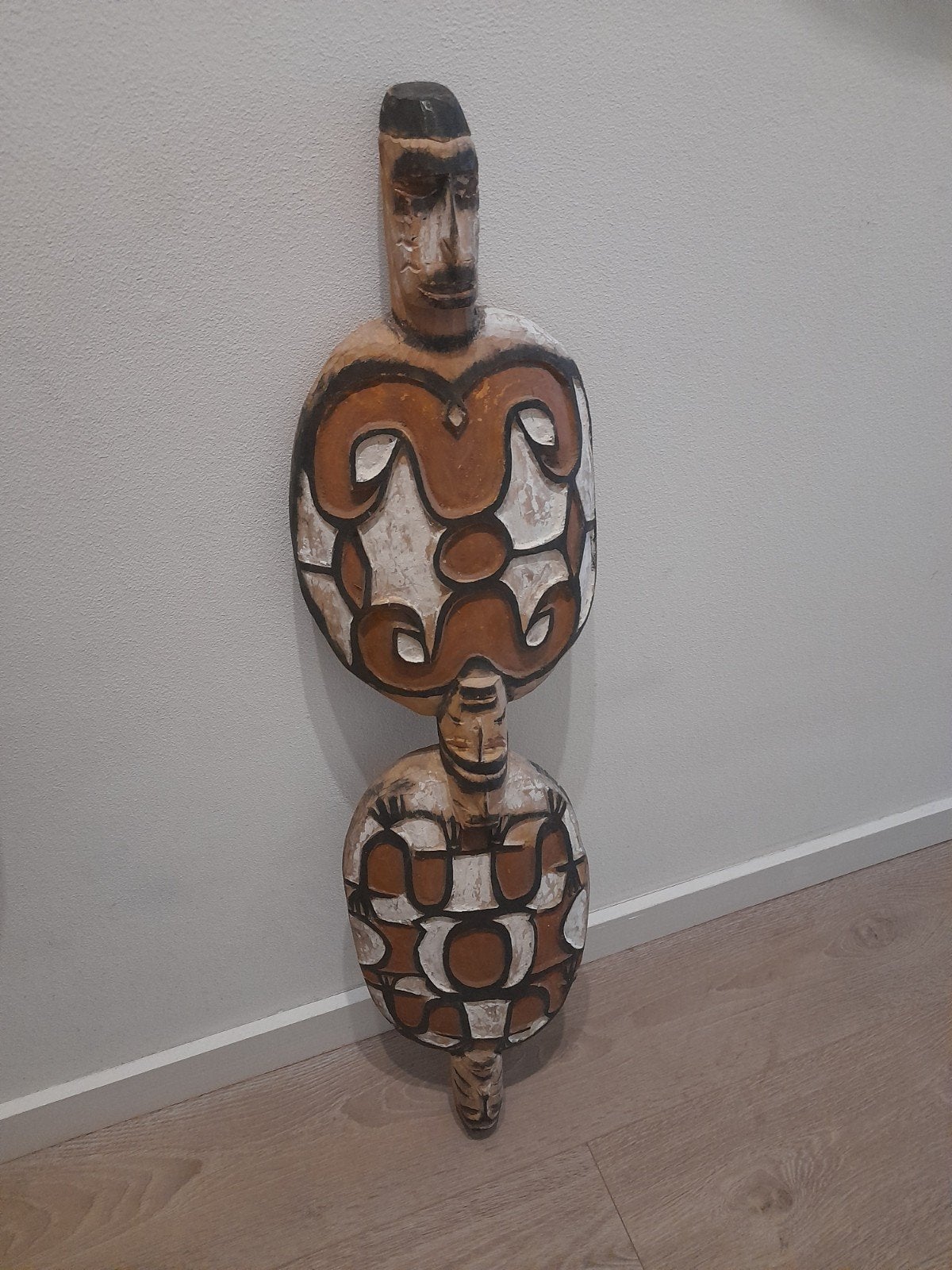 Sagabord Papoea New Guinea, Hout, Ophalen of Verzenden, Indonesië, Houtsnijwerk