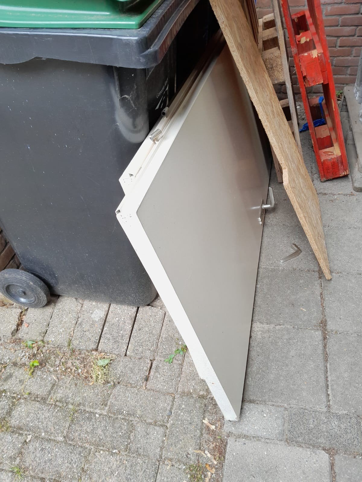 3 opdekdeuren, Ophalen, Gebruikt