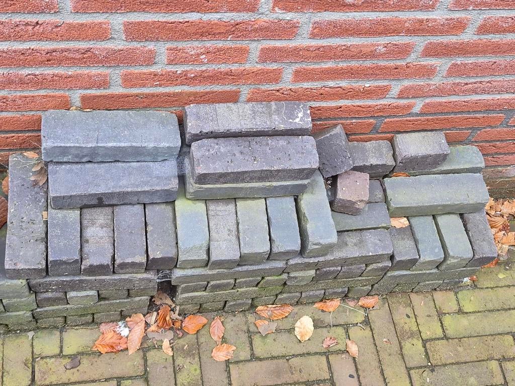 Gebakken klinkers Waalformaat 20x5x6, Ophalen, Gebruikt, Beton, Klinkers
