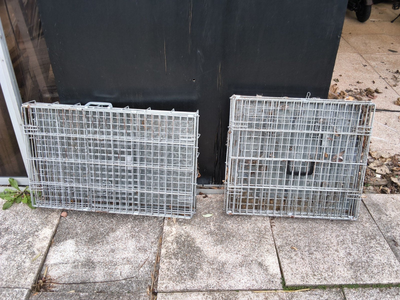 2 honden benches opklapbaar, Ophalen, Gebruikt