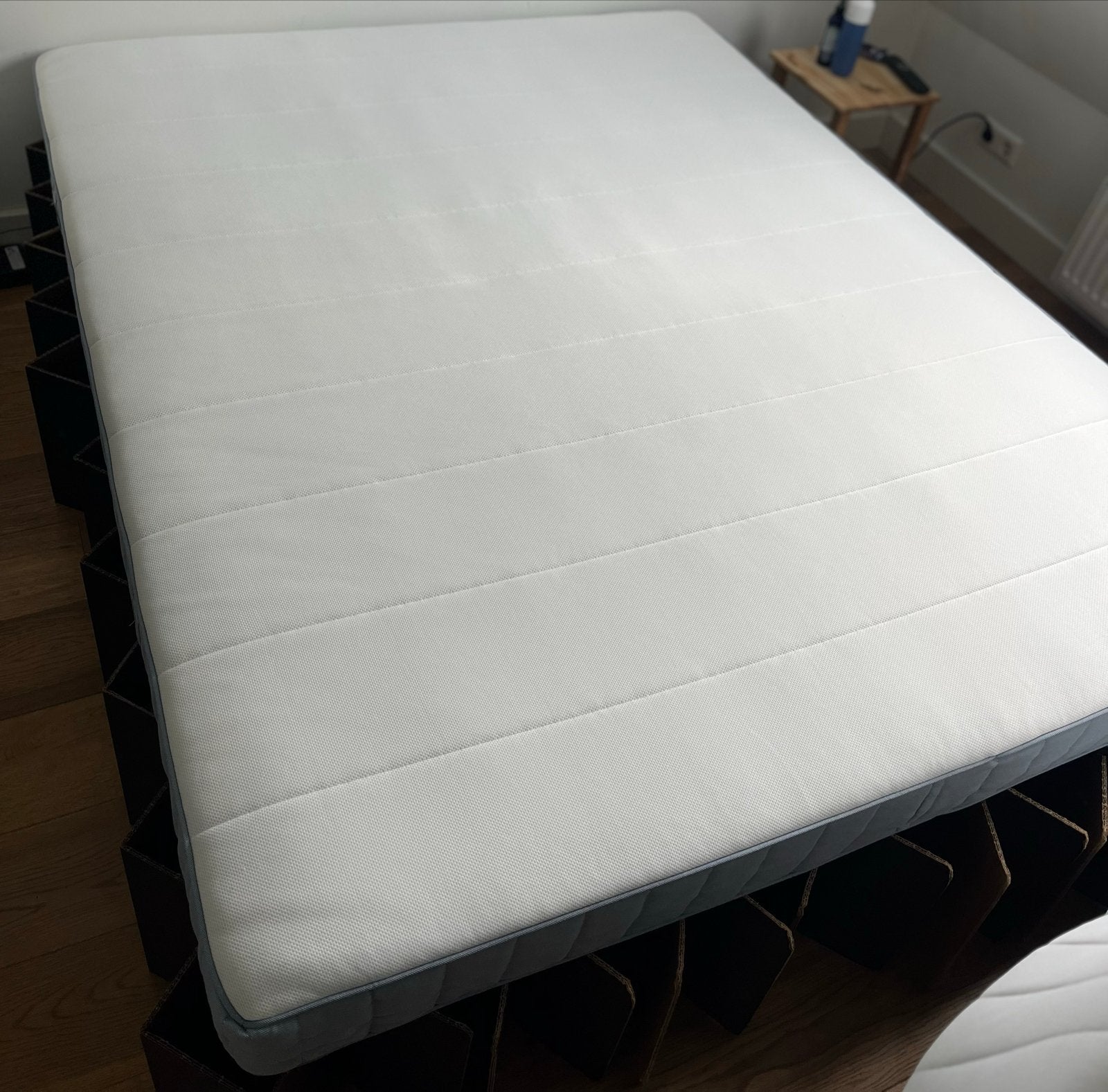 IKEA Vesteröy matras 160x200 cm met Näsjället topper, Tweepersoons, Ophalen of Verzenden, Zo goed als nieuw, Matras
