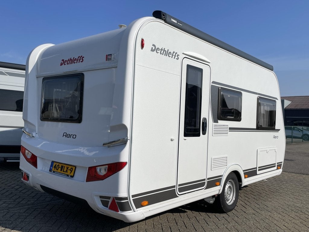Dethleffs Aero 410 QS AIRCO/LUIFEL/MOVER/FIETSE, Caravans en Kamperen, Bedrijf, Treinzit, Tot en met 3, Dethleffs