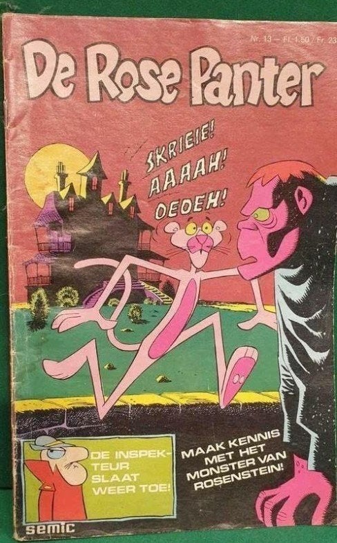 Oude De Rose Panter Stripboek strip Semic comic classic, Gelezen, Eén stripboek, Ophalen of Verzenden, Diversen