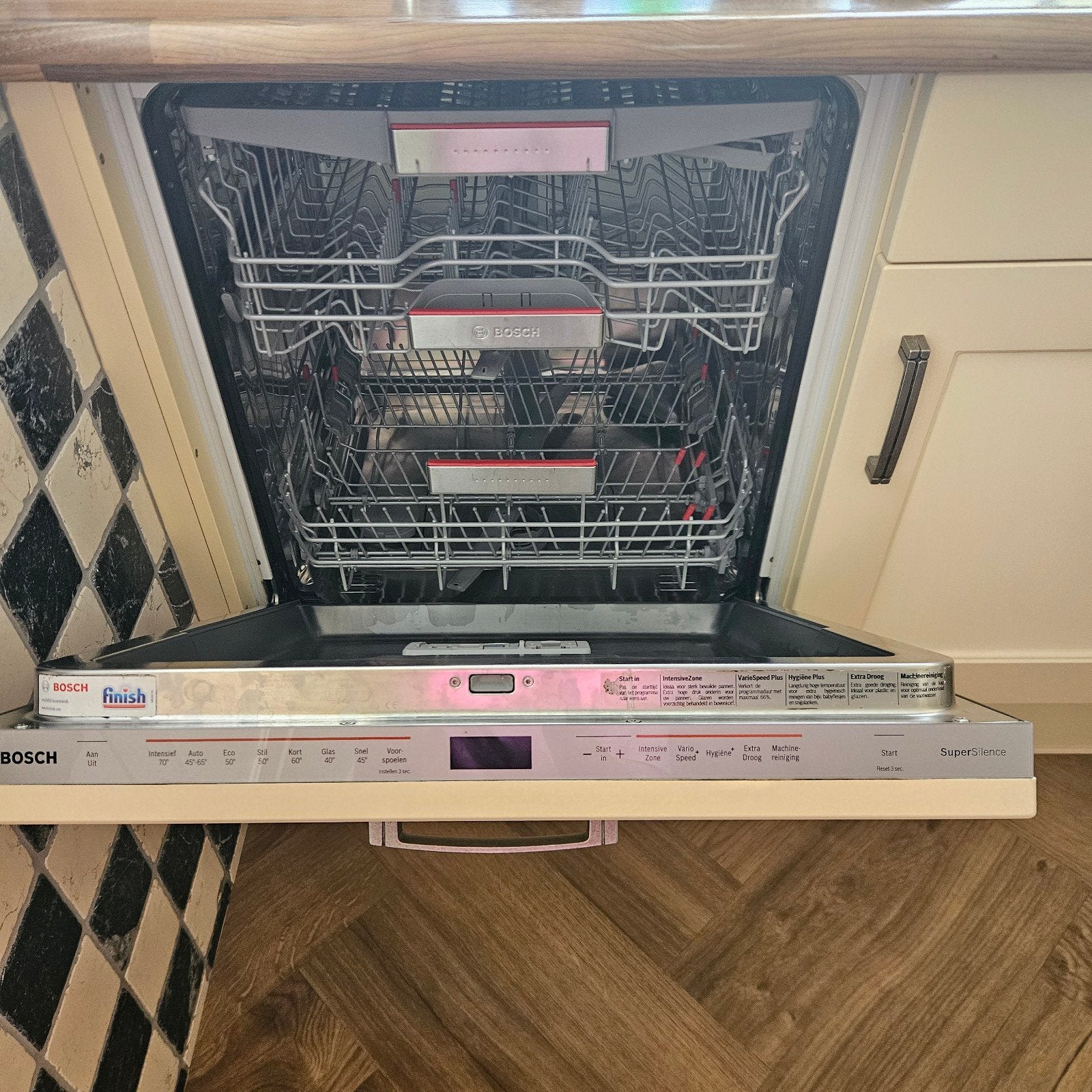 Bosch Inbouw Vaatwasser, Ophalen, Gebruikt, Eco programma, 60 cm of meer