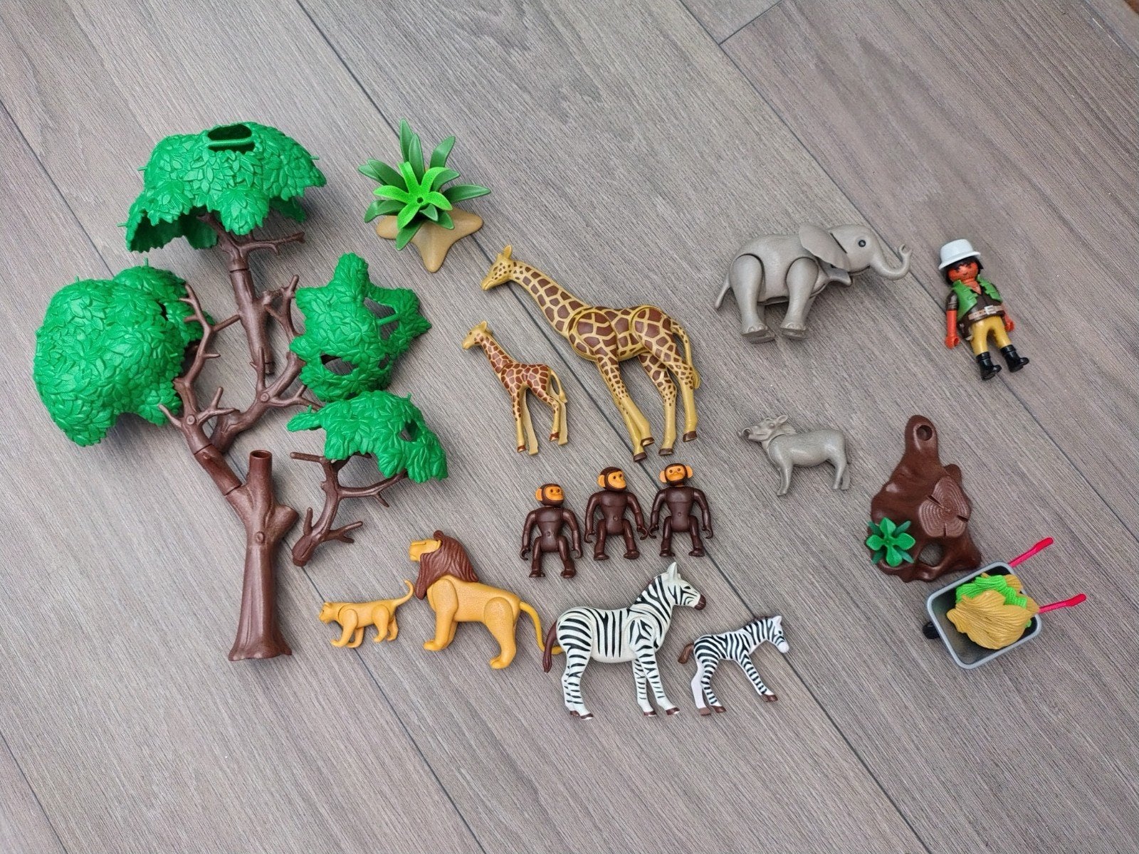 Playmobil Grote Boom met Wilde Dieren - Safari Set, Ophalen of Verzenden, Gebruikt