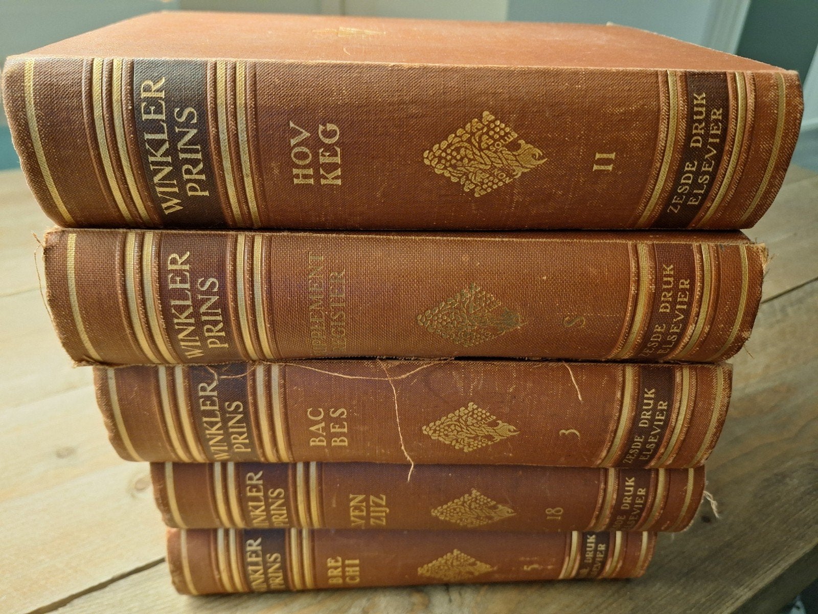 Winkler Prins Encyclopaedieën (1947-1955), Boeken, Ophalen of Verzenden, Gelezen, Algemeen