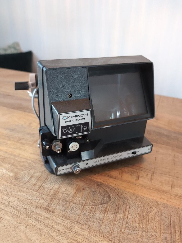 Chinon S-8 Viewer – Super 8 filmeditor / filmviewer vintage, Verzamelen, Ophalen of Verzenden, 1960 tot 1980, Projector