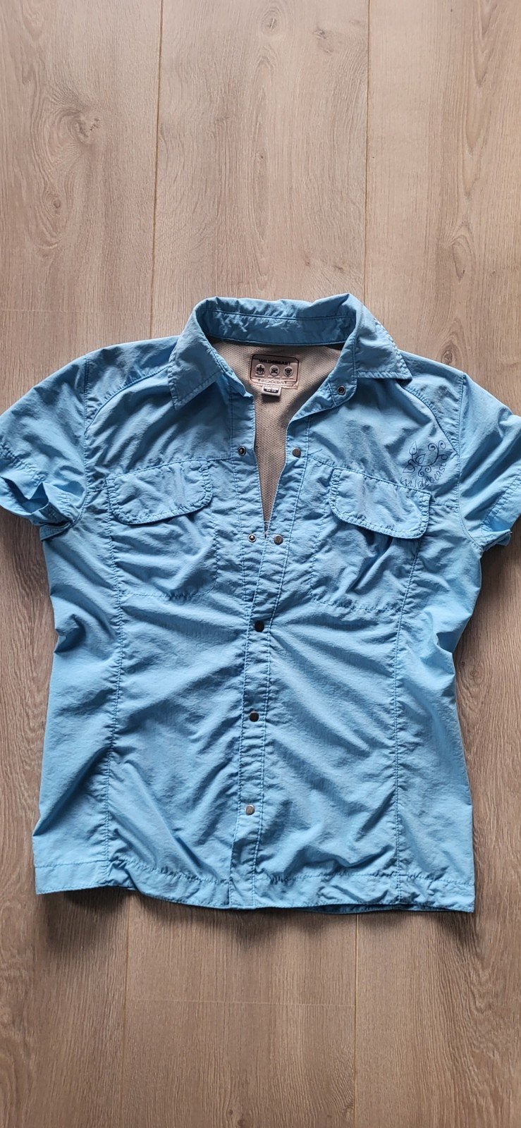 Wildebeast blouse mt S (36-38), Blauw, Ophalen of Verzenden, Korte mouw, Maat 36 (S)