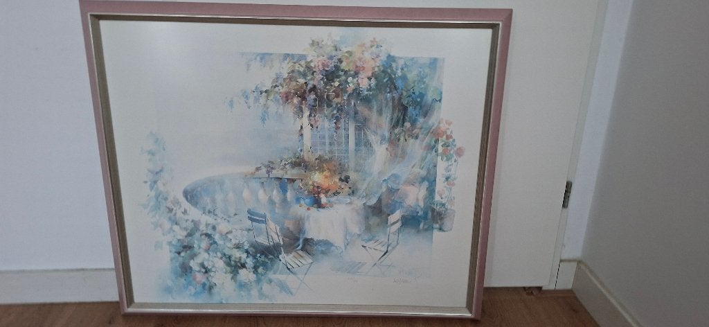 Schilderij | Willem Haenraets, Ophalen, Overige stijlen, Aquarel, Overige onderwerpen