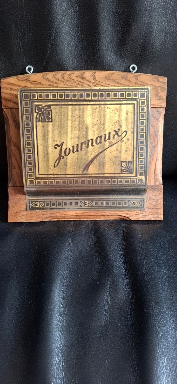 Antieke Houten Krantenhouder 'Journaux', Ophalen of Verzenden