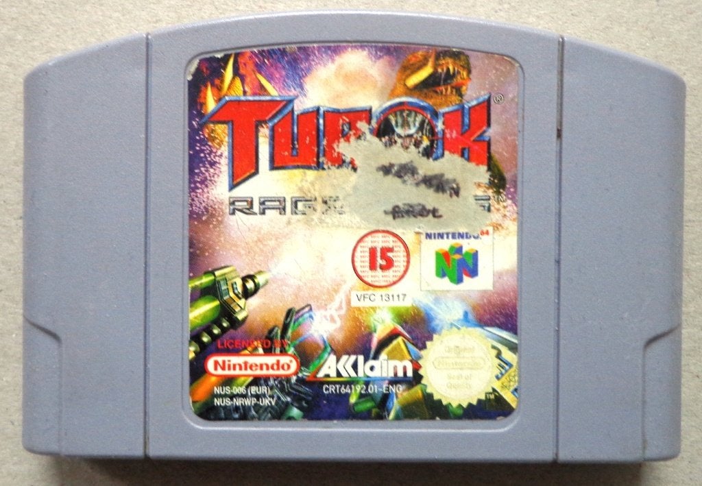 Turok Rage Wars voor de Nintendo 64, Spelcomputers en Games, Games | Nintendo 64, Gebruikt, Shooter, 1 speler, Vanaf 3 jaar, Ophalen of Verzenden