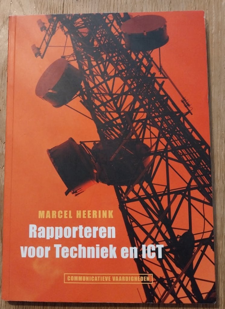 Marcel Heerink Rapporteren voor ICT en Techniek zgan, Boeken, Ophalen of Verzenden, Zo goed als nieuw, MBO, Marcel heerink