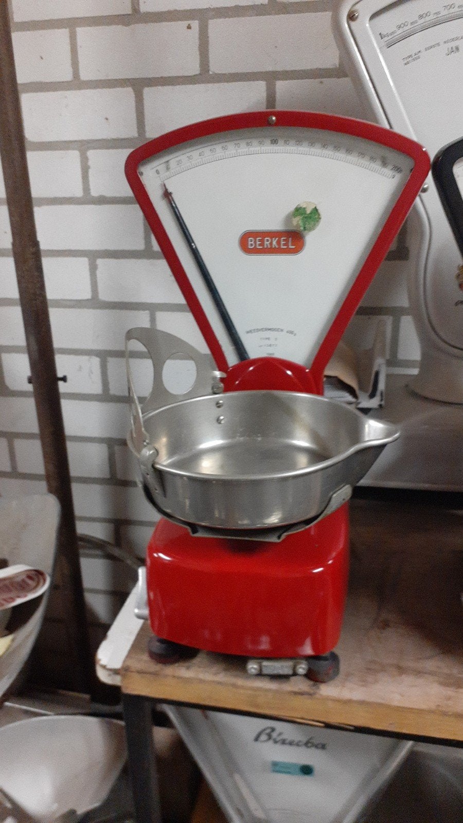 Weegschaal berkel, Witgoed en Apparatuur, Ophalen, 1 tot 500 gram, Winkelweegschaal, Minder dan 10 kg