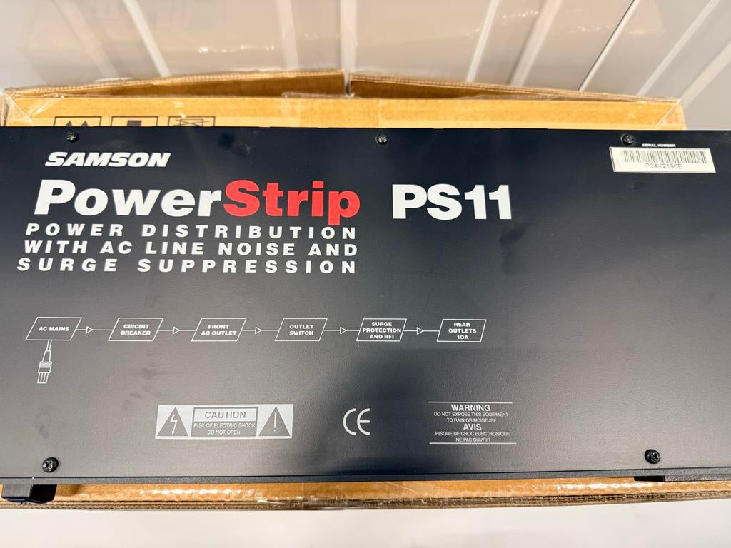 Samson PowerStrip PS11 - Stroomverdeler met overspanningsbev, Ophalen of Verzenden, Gebruikt
