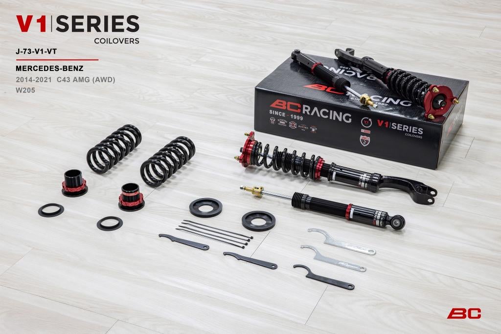BC Racing schroefset - Mercedes C43 AMG AWD W205 14-21, Ophalen of Verzenden