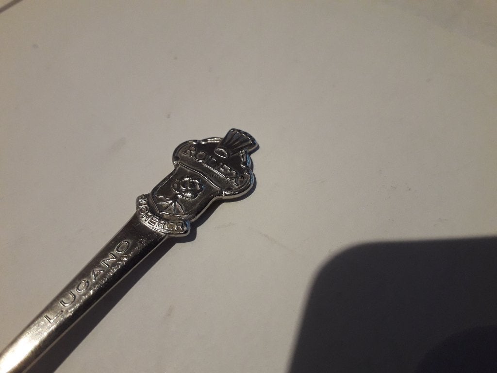VINTAGE VERZILVERD ROLEX BUCHERER of ZWITSERLAND LEPELTJE, Ophalen of Verzenden