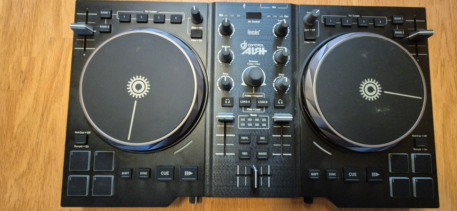 Hercules DJControl Air+ DJ-controller, Ophalen of Verzenden, Zo goed als nieuw, Dj-set, Overige merken