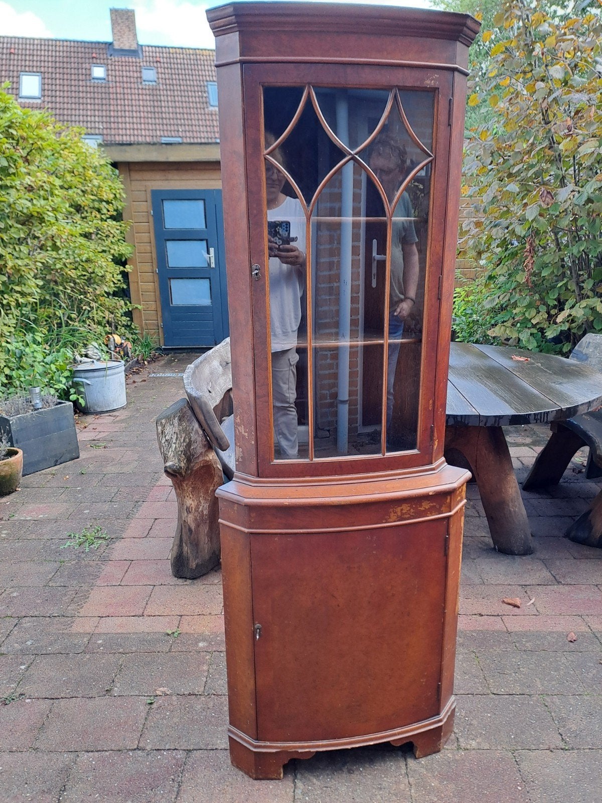 Mooi oud hoekkastje, Ophalen, Gebruikt, 50 tot 100 cm, Minder dan 100 cm