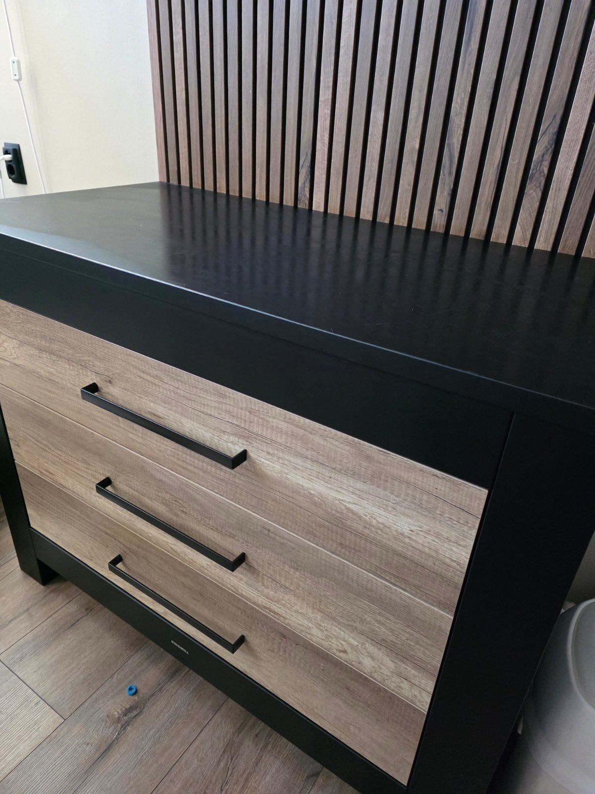 Kidsmill Savanna Babykamer: Ledikant, Commode + Plank, Ophalen, Gebruikt, Ledikant
