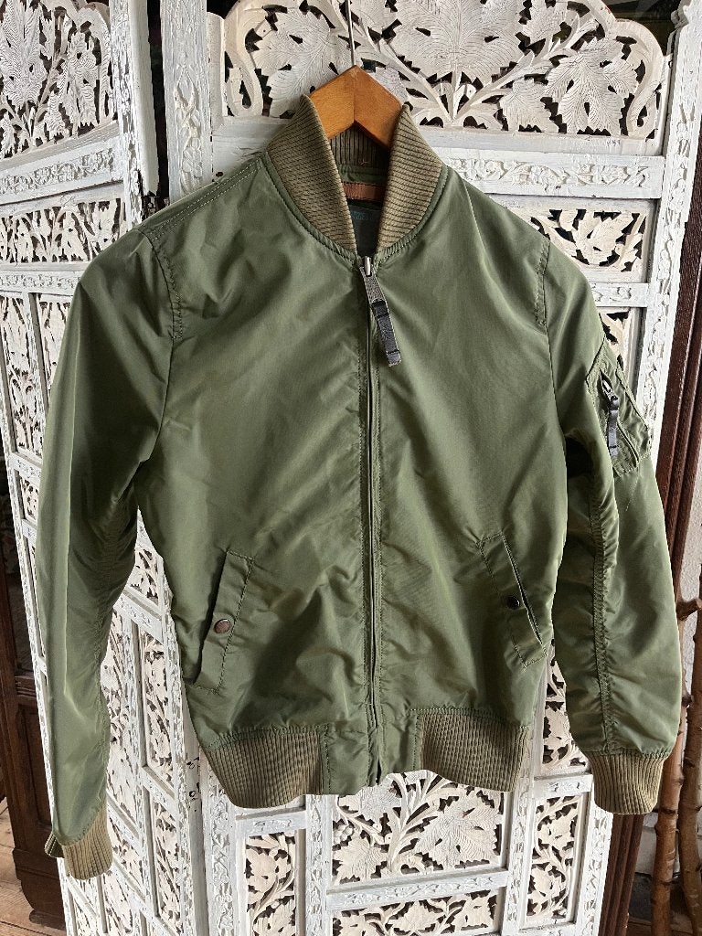 Alpha Industries zomer bomber maat S, Ophalen of Verzenden, Zo goed als nieuw, Maat 36 (S), Groen