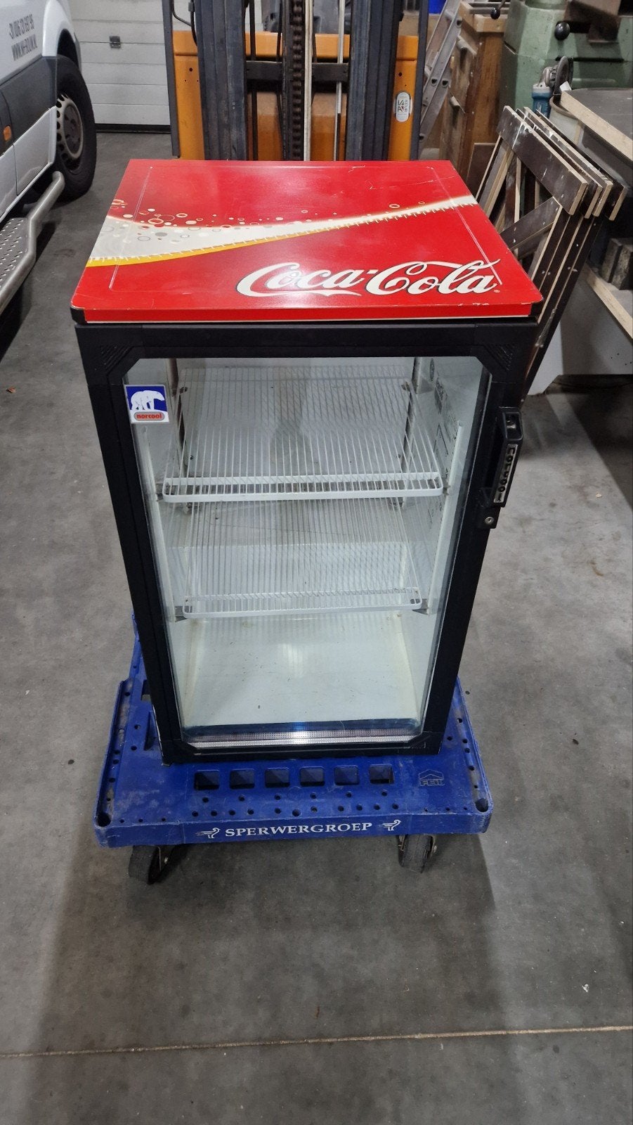 Coca-Cola Koelkast - Compacte Drankkoeler, 85 tot 120 cm, 100 tot 150 liter, Ophalen of Verzenden, 45 tot 60 cm