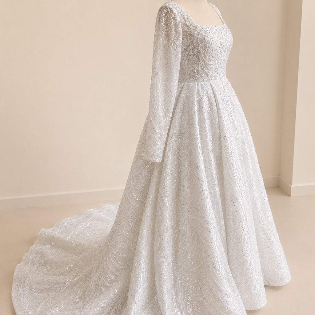 Trouwjurk maat M/L, Ophalen of Verzenden, Nieuw, Wit, Trouwjurk