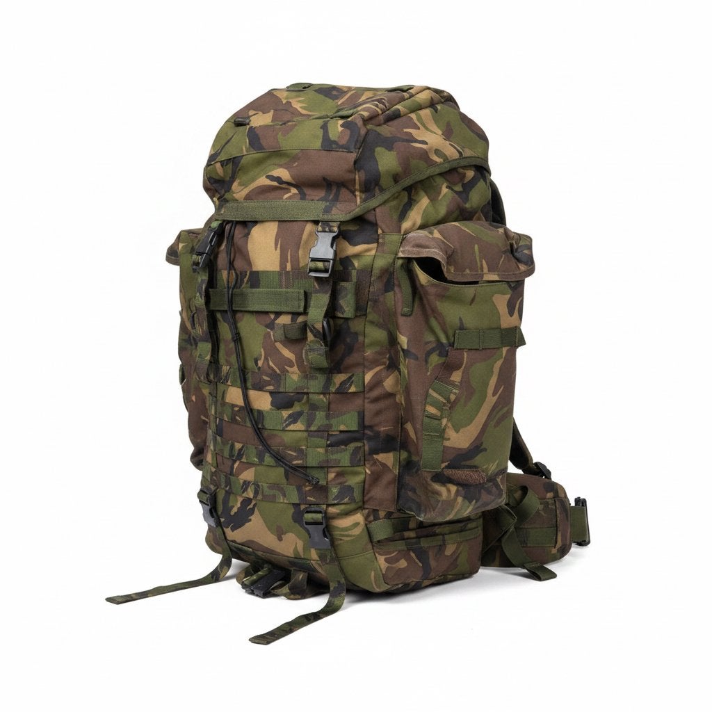60L Camouflage Rugzak - Ideaal voor Outdoor Avonturen, Ophalen of Verzenden, Zo goed als nieuw