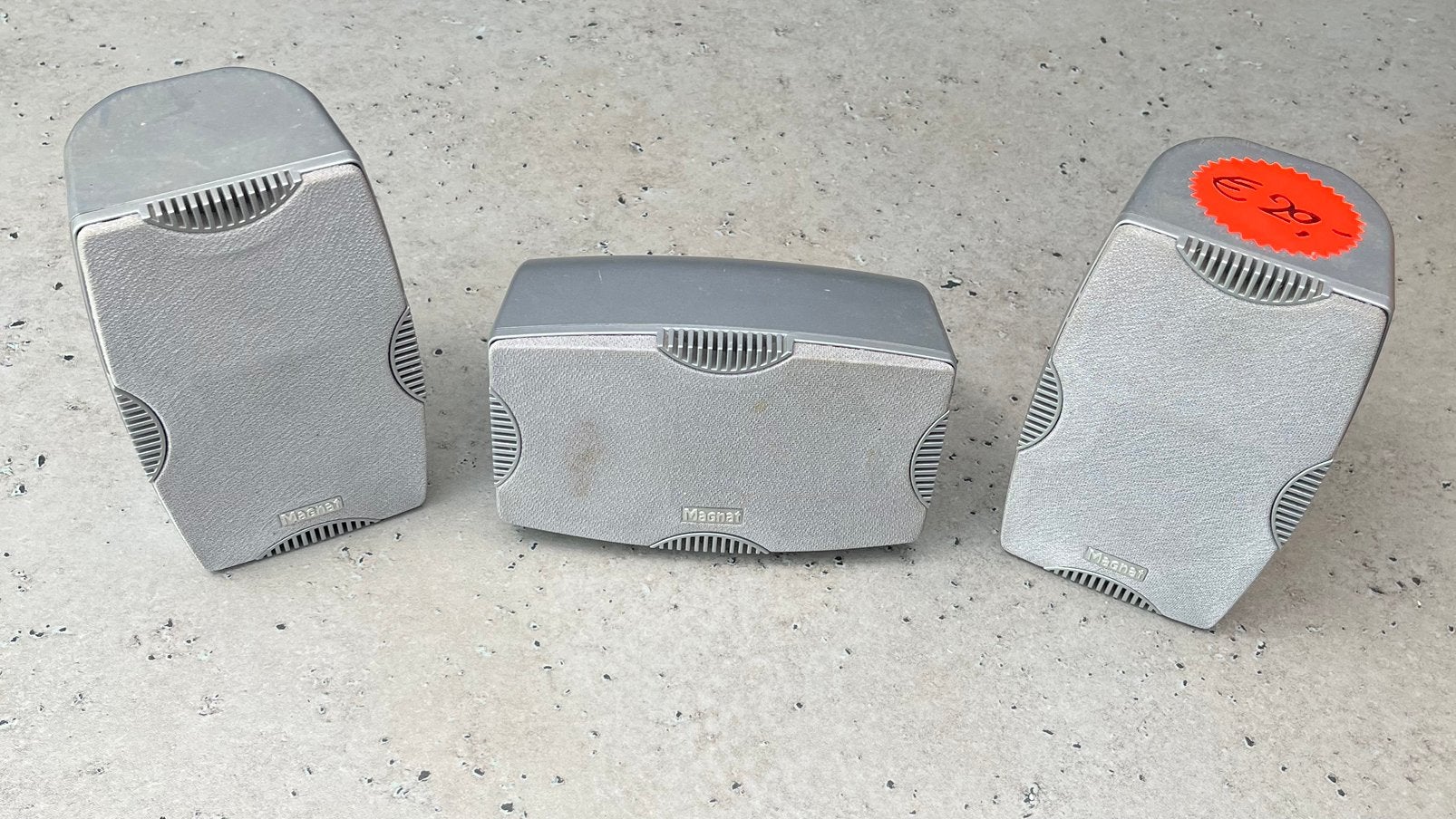 Magnat  set front en center speaker, Audio, Tv en Foto, Luidsprekers, Gebruikt, G, G, Magnat