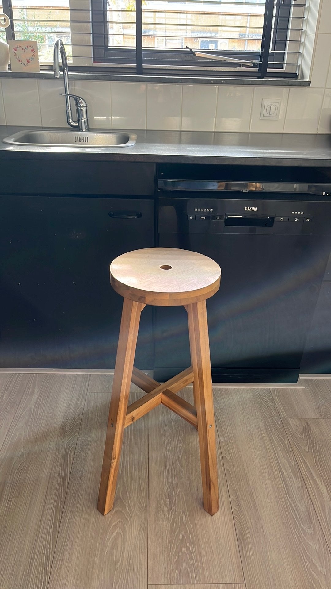 IKEA hoge kruk, Huis en Inrichting, Ophalen, Gebruikt, Hout