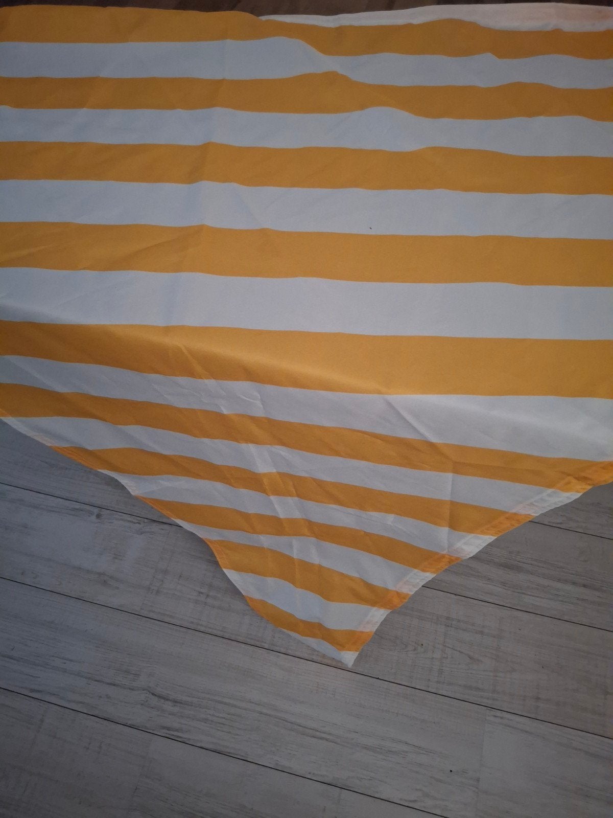 Schaduwdoek Geel en Wit 2x2x2 m, Ophalen of Verzenden, Nieuw