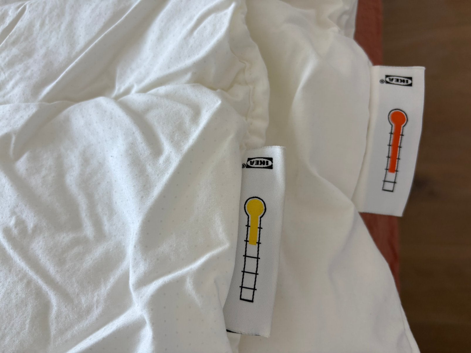 Duvet all seasons: Ikea STJÄRNBRÄCKA 140x200cm, Ophalen, Eenpersoons, Wit, IKEA