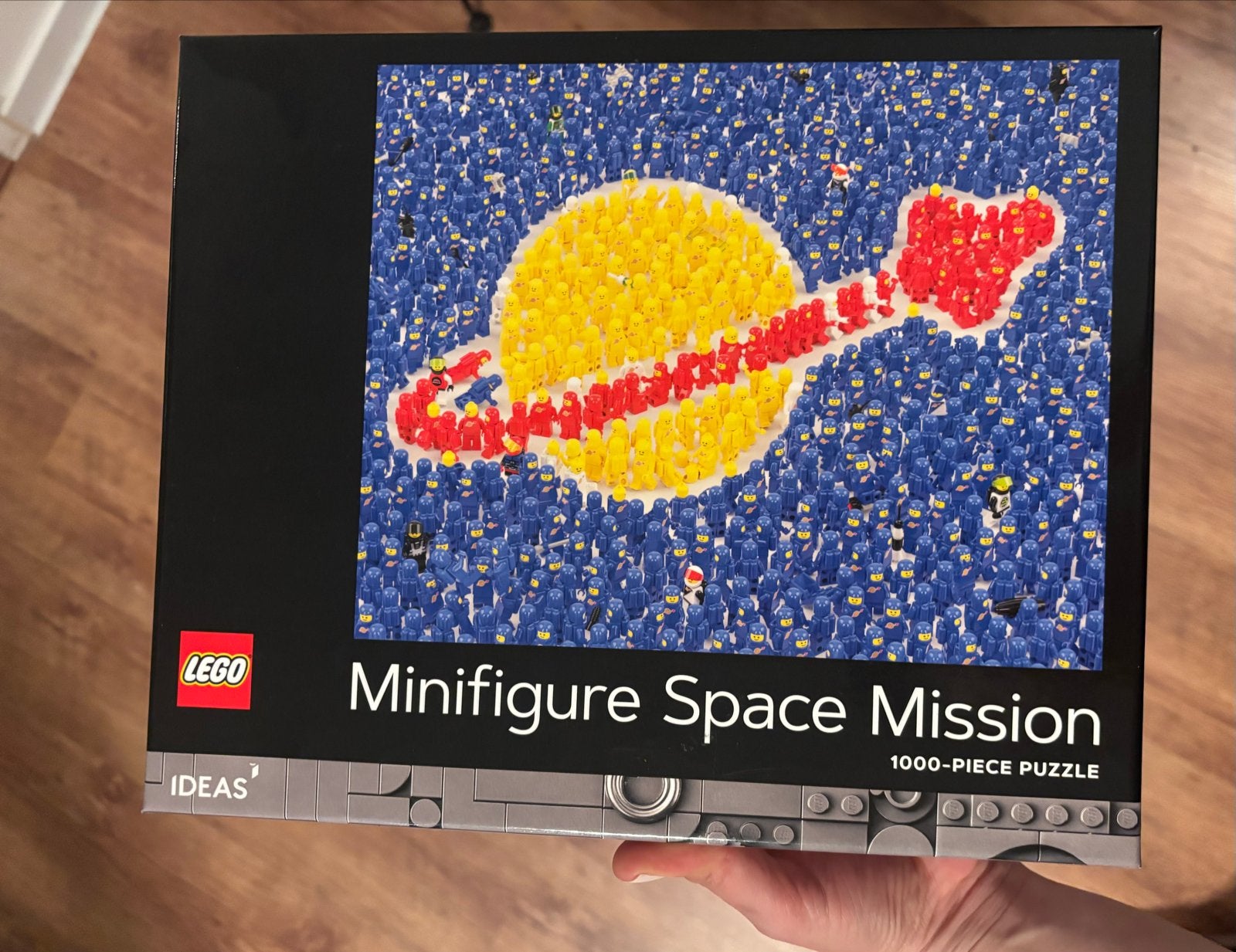 LEGO Ideas Minifigure Space Mission 1000-delige puzzel, Een of twee spelers, Ophalen of Verzenden, Zo goed als nieuw