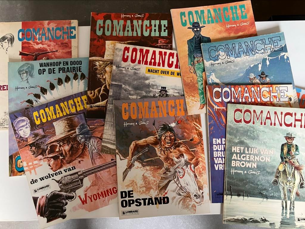 Comanche deel 1 t/m 10- Hermann - Western stripboeken, Boeken, Stripboeken, Complete serie of reeks, Ophalen, Zo goed als nieuw