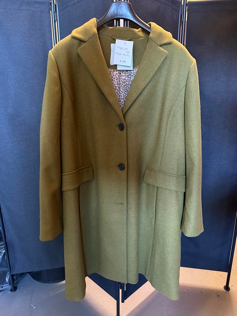 Dames wollen jas merk Etage maat 52-54, Kleding | Dames, Jassen | Winter, Ophalen of Verzenden, Nieuw, Maat 46/48 (XL) of groter