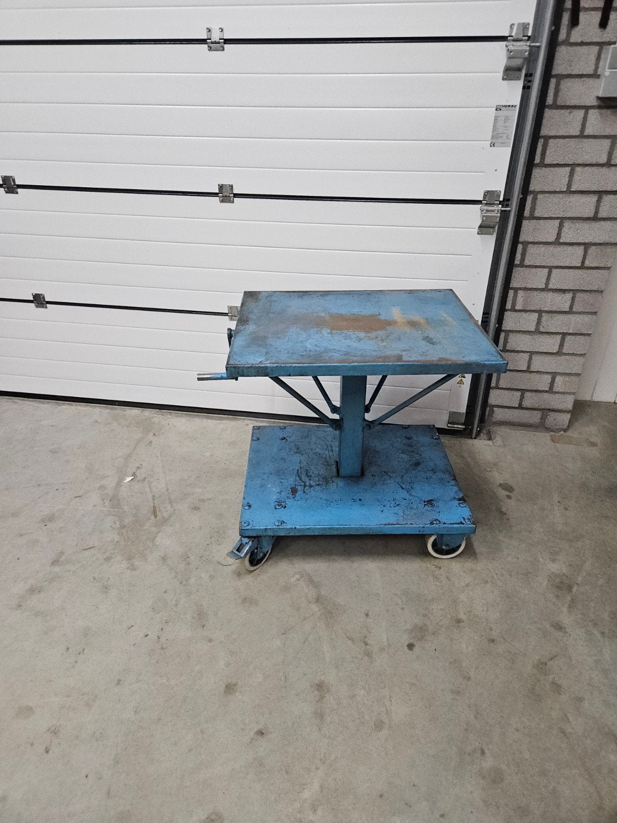 haacon heftafel  750 kg  werktafel werkplaats  tafel, Doe-het-zelf en Verbouw, Ophalen