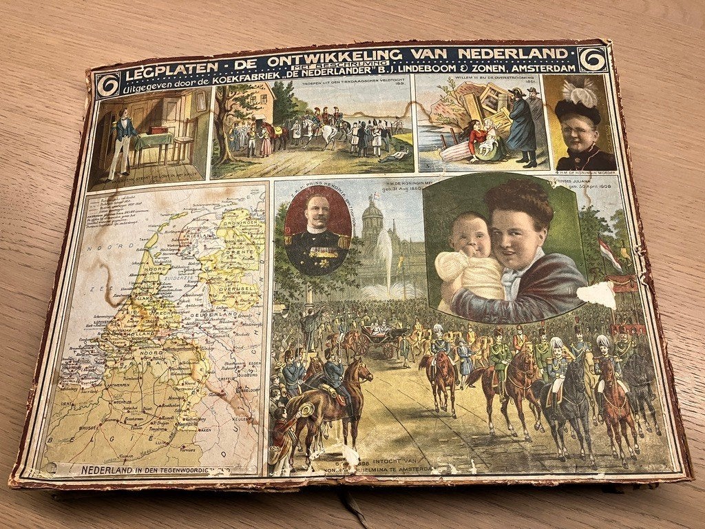 Lindeboom legdoos Ontwikkeling van Nederland 1911, Verzenden