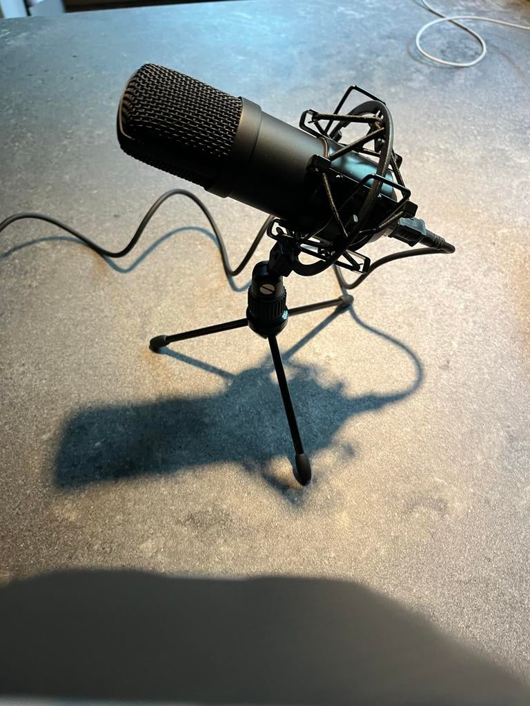 Professionele USB Microfoon voor Webinars, Podcasts, Intervi, Ophalen of Verzenden, Nieuw, Studiomicrofoon