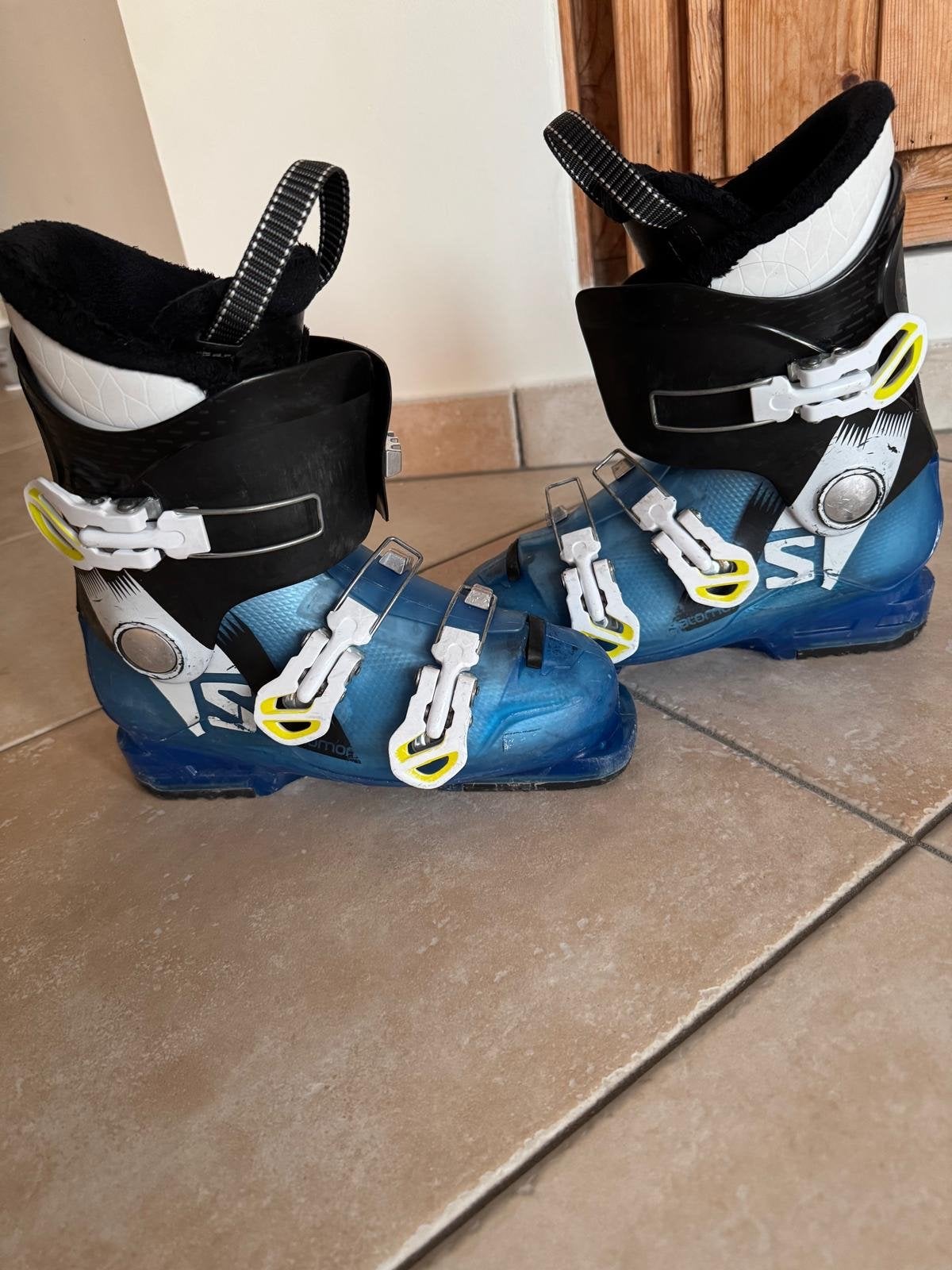 Salomon X-Max JR ski's met Salomon skischoenen, Ophalen, Gebruikt, 100 tot 140 cm, Salomon