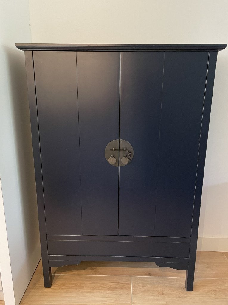 Oosterse Buffet kast, Ophalen, Gebruikt, 100 tot 150 cm, 50 tot 100 cm