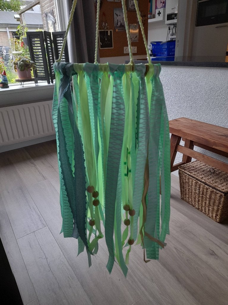 Vrolijke windvanger., Huis en Inrichting, Woonaccessoires | Overige, Groen, Boho, Nieuw, Ophalen of Verzenden