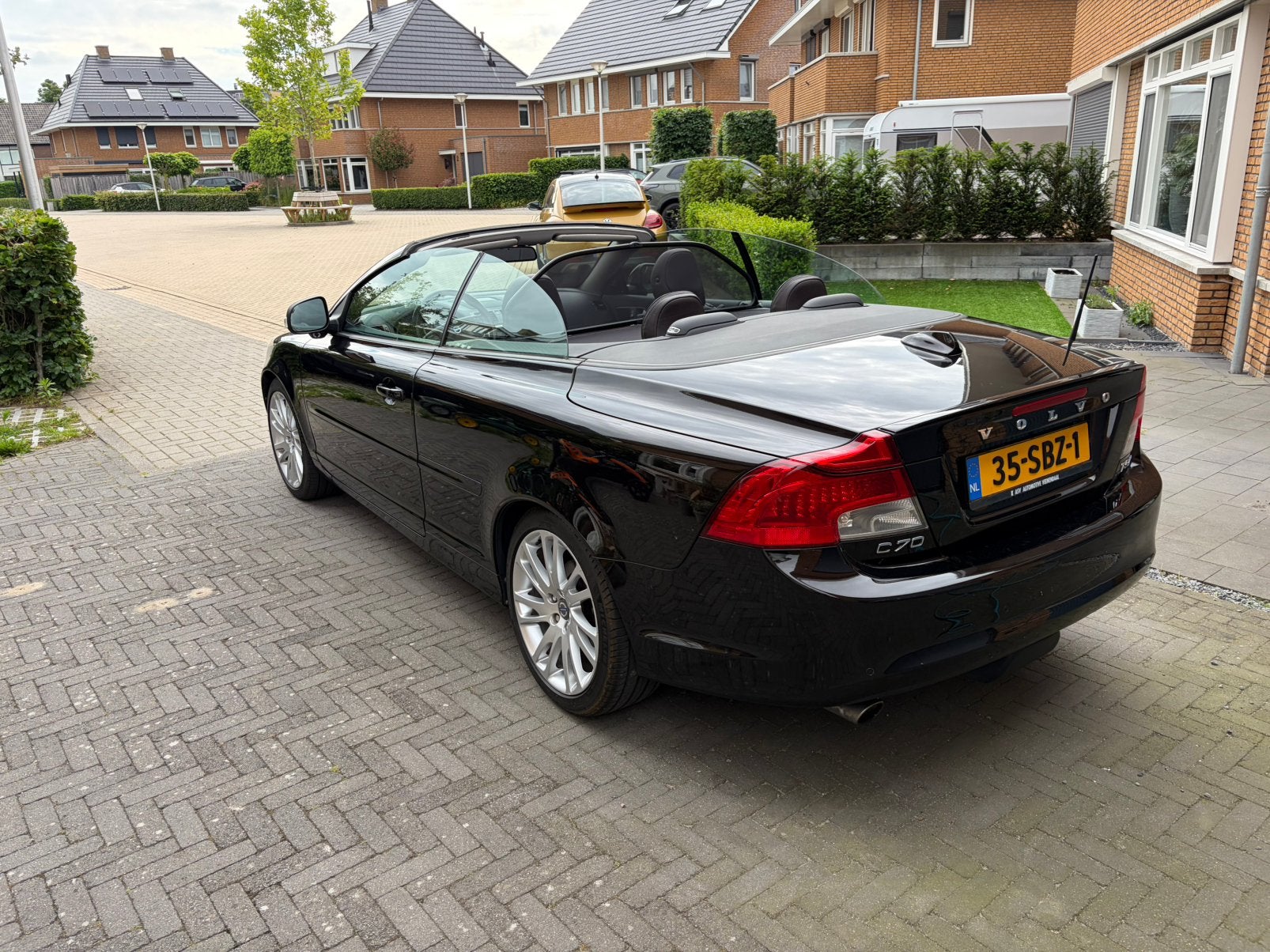 Volvo C70 2.5 T5 Geartronic 2011 - Polestar - Ember Black, Auto's, C70, Cabriolet, 4 stoelen, Bruin