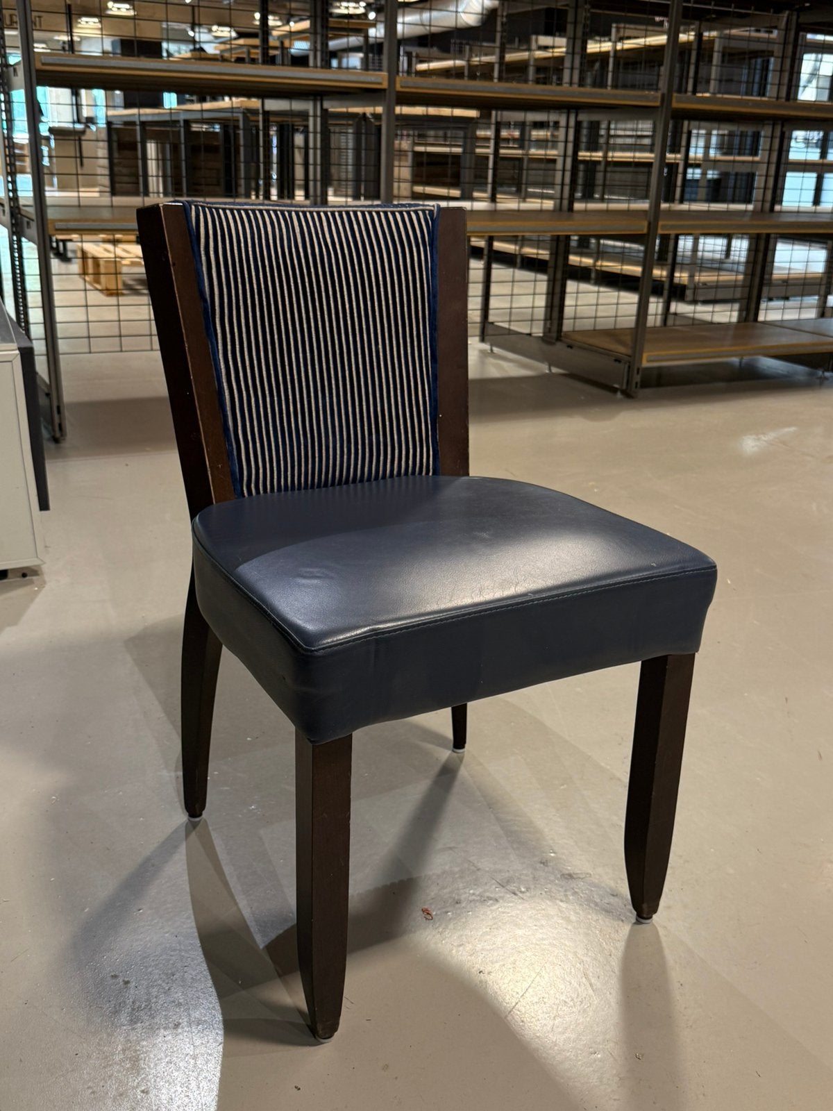 Blauwe restaurantstoelen horeca eetkamerstoelen set partijen, Ophalen, Gebruikt, Blauw, Vijf, Zes of meer stoelen