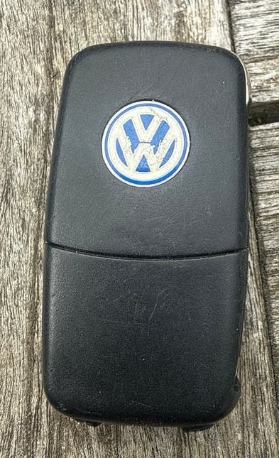 Volkswagen autosleutel - 3 knoppen- Gebruikt, Ophalen of Verzenden, Gebruikt