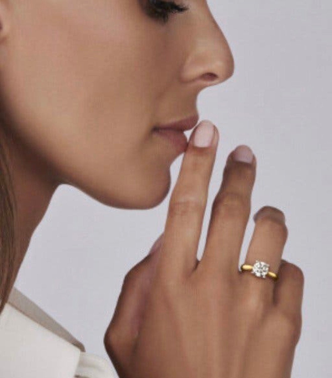Nieuwe gouden ring met VS diamant van 2.00ct en certificaat!, Nieuw, Ophalen of Verzenden, 17 tot 18, Met edelsteen